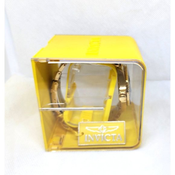 Invicta Pro Diver Men 40mm Stainless Steel Gold Black dial Quartz Watch - Picture 4 of 16